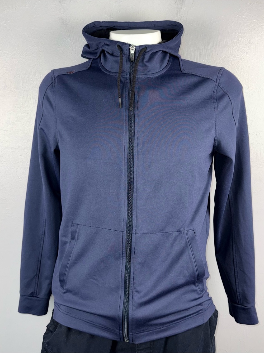 Rhone Spar Full Zip Hoodie Men’s M Navy Sporty Minimalist *READ